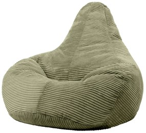 Cloudy Cord Zitzak Stoel - Olijf