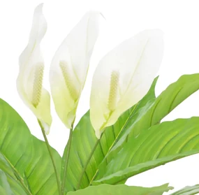 vidaXL Kunstplant met pot Anthurium 55 cm wit