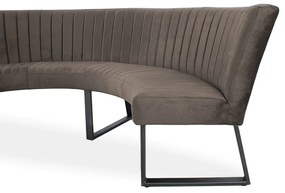 Eetkamerbank - Rondo - geschikt voor tafel 130 cm - stof Element grijs 05