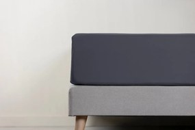 Emma Topper Cover Cotton 090x200 Dark grey