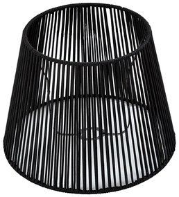 Buiten lampenkap met zwart touw IP54 40/28/30 - Jayla