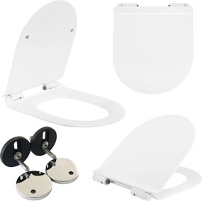 TOILETZITTING UF DUROPLAST FLAT WHITE