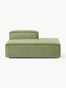 Corduroy chaise longue module Lennon