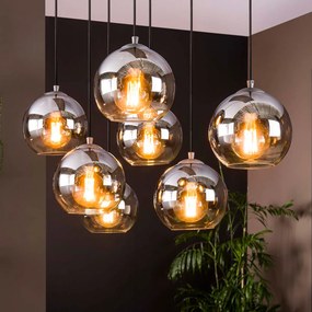Speelse Eettafel Lamp Glazen Bollen