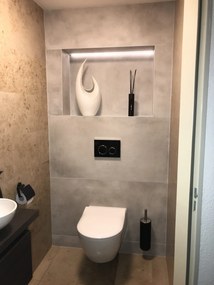 Vloertegel 60x60 Cm Betonlook Licht Grijs DC22