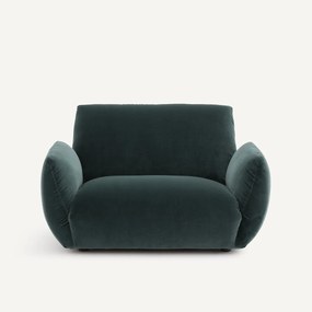 Fauteuil in fluweel, Spogano