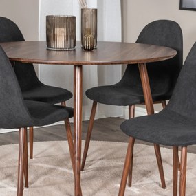 Ronde Minimalistische Houten Eettafel - 100 X 100cm.