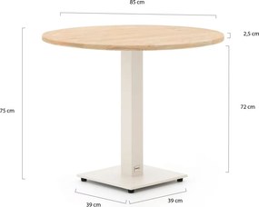 Tuin eettafel Forza  | Rond  | Tuintafel Kunststof | Kees Smit Tuinmeubelen