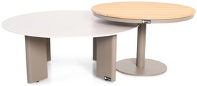 Loungeset tuin 6 personen Aluminium Taupe  Santika Furniture Santika