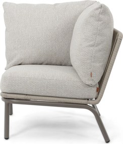 Hoek loungeset 6 personen Rope Taupe  Coco Livo