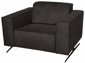 Fauteuil - Lambada - leer Colorado antraciet 01