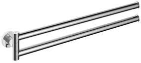 Hotbath &More handdoekhouder draaibaar geborsteld gunmetal PVD
