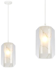 HANGLAMP WIT MARMER APP909-1CP