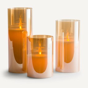 LED kaars, H15 cm, Luma