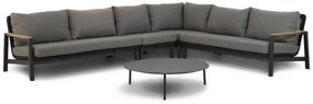 Hoek loungeset 6 personen Aluminium/Rope Grijs  Coco Ralph/Pacific