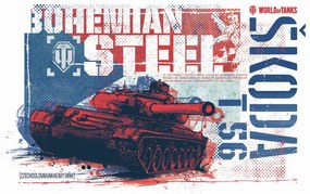 Ilustratie World of Tanks - Bohemian Steel, WOT