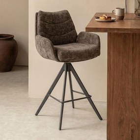 Draaibare Barstoel Met Armleuningen Taupe