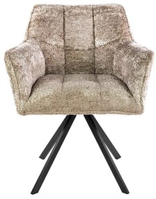 Velvet Eetkamerstoel Draaibaar Zand