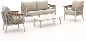 Stoel-bank loungeset Bellagio | 4 personen | Loungeset Beige | Rope (touw) | Kees Smit Tuinmeubelen