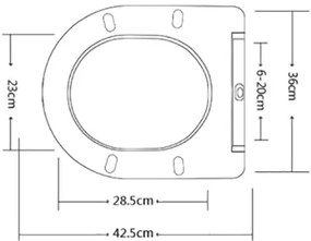 Mueller Rivel softclose toiletzetting met deksel wit