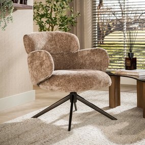 Fauteuil Draaibaar Champagne