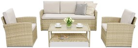 Monaco Coffee 5 Garden Point tuinmeubelen beige