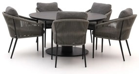 Diningset Bellagio | 5 personen | Tuinset kunststof | 6-delig | Kees Smit Tuinmeubelen