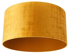 Velours lampenkap goud 50/50/25