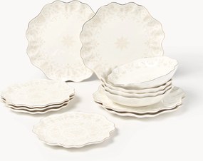 Kerstserviesset Lumos, 4 personen, 12-delig