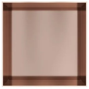 Hotbath &MORE Inbouwbox of inbouwnis - 30x30x10 - frameless - Geborsteld koper PVD BOX030FBCP