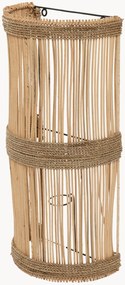 Handgeweven rotan wandlamp kap Jalal