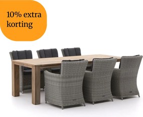 + 10% kassakorting | Diningset Intenso | 6 personen | Tuinset teakhout | 7-delig | Kees Smit Tuinmeubelen