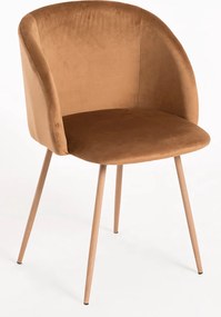 Set 4 Velt Fluwelen Stoelen