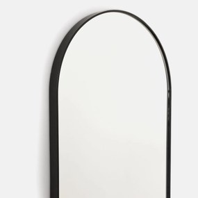 Ovalen spiegel in metaal 30x100 cm, Iodus