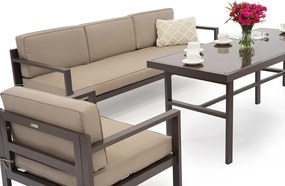 Garden Point Porto Apetito 5 bruine tuinmeubelset