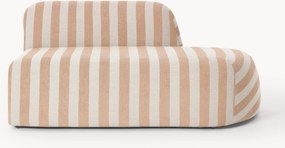 Gestreepte chaise longue module Wolke