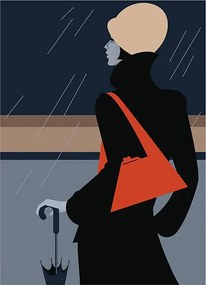 Ilustratie Gloomy weather., megamix, (30 x 40 cm)