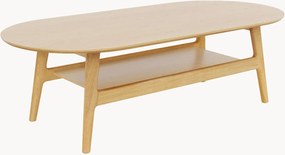 Ovale houten salontafel Curved