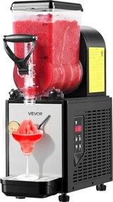 VEVOR 6L Slushmachine, commerciële ijsmachine met zelfreinigende functie, margaritamachine voor restaurants, bars en feesten, geschikt voor slushies, margarita's en milkshakes.