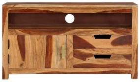 vidaXL Tv-meubel 90x34,5x50 cm massief acaciahout