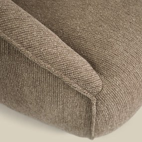 Taupe Fauteuil Met Ronde Rugleuning