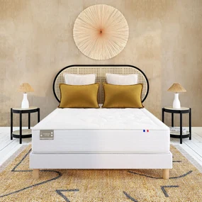 Matras Origine plantaardig latex semi-stevig, 24cm 7 zones