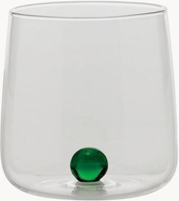 Handgemaakte waterglazen Bilia van borosilicaatglas, 6-delig