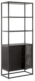 Must Living Spiderman Zwarte Kast Met Open Vakken - 75x40x190cm.
