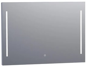 BRAUER spiegel Deline - 100x70cm - verlichting - aluminium 3865s