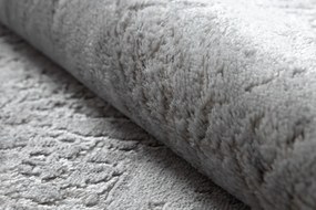 Tapijt MEFE modern  Rond ,  8722 Lijnen vintage gewreven  - Structureel,  twee poolhoogte , grijskleuring / wit