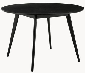 Ronde eettafel Yumi van rubberhout, Ø 115 cm