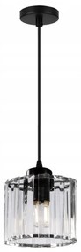 Zwarte kristallen plafondlamp APP511-1CP