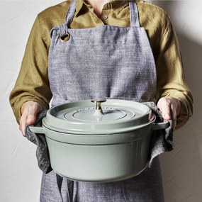 Staub La Cocotte Cocotte 28 cm / 6,75 l, Rond, eucalyptus - La Cocotte - Staub