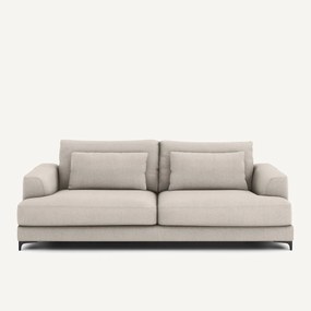 4-zit slaapbank getextureerd linnen viscose, Marsile